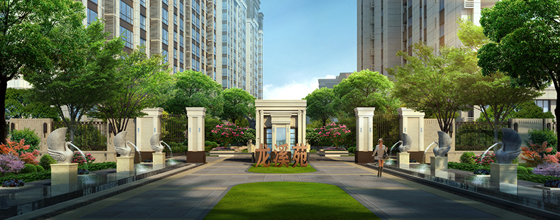 龙溪苑大门透视图.jpg